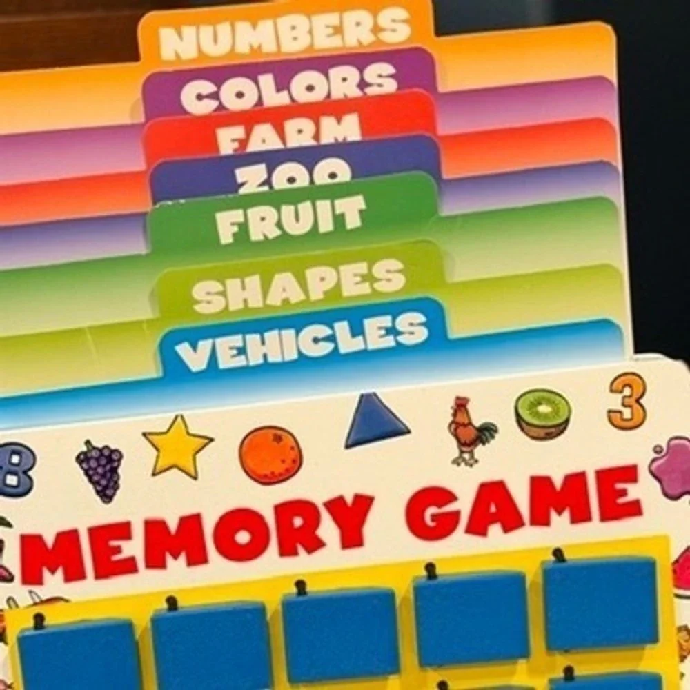 Disney Memory Game + Sesame Street Bingo Bundle Kids Educational Games‎ Lot 3